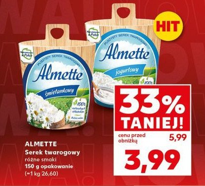 Serek jogurtowy Hochland almette promocja