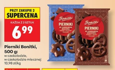 Pierniki Bonitki w czekoladzie 500 g promocja w Biedronka
