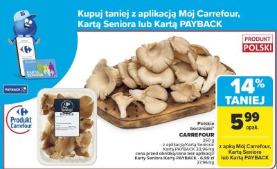 Boczniak polski Carrefour promocja w Carrefour