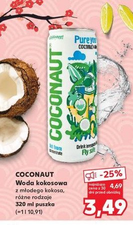 Woda kokosowa Coconaut promocja w Kaufland