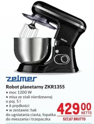 Robot planetarny Zelmer ZKR1355 promocja w Makro