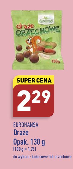 Draże orzechowe Eurohansa promocja
