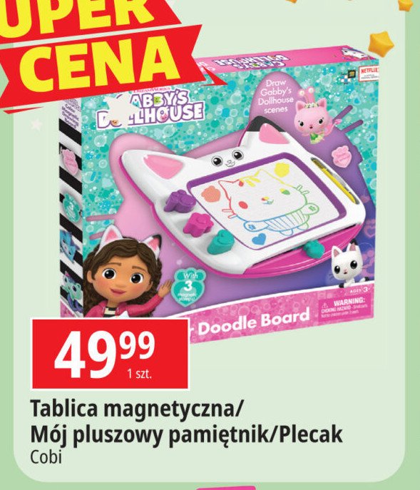 Plecak koci domek gabi promocja