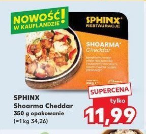 Danie shoarma cheddar Sphinx promocja w Kaufland