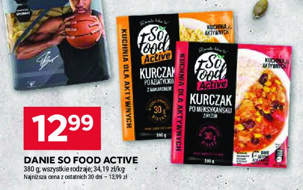 Kurczak po azjatycku z makaronem So food promocja w Stokrotka