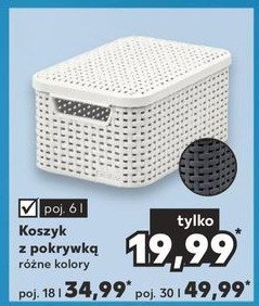 Koszyk z pokrywk膮 30 l promocja