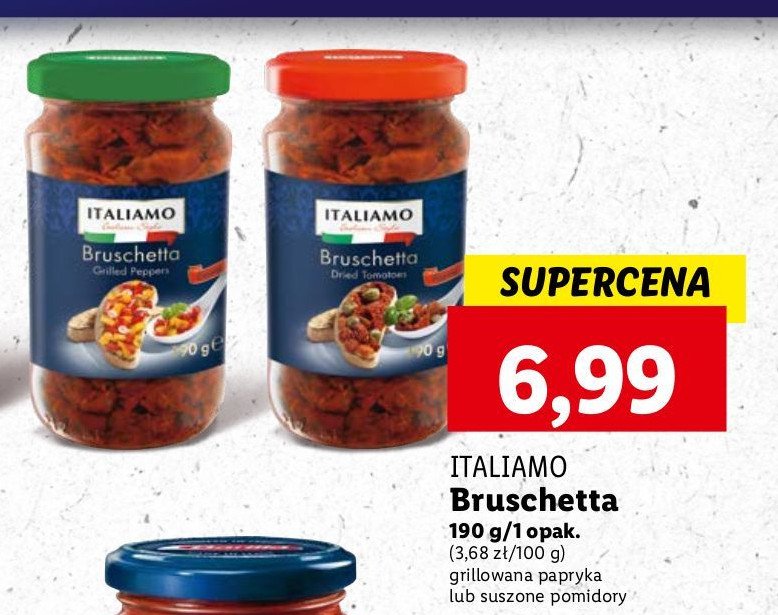 Bruschetta pomidorowa Italiamo promocja