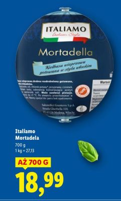 Mortadela Italiamo promocja w Lidl