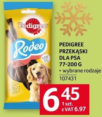 Karma dla psa Pedigree Rodeo 7x70-200g promocja w Selgros