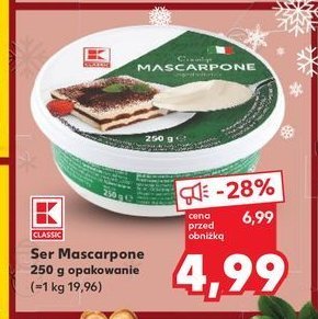 Mascarpone K-classic promocja