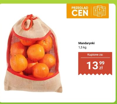 Mandarynki 1,5 kg promocja w Dino