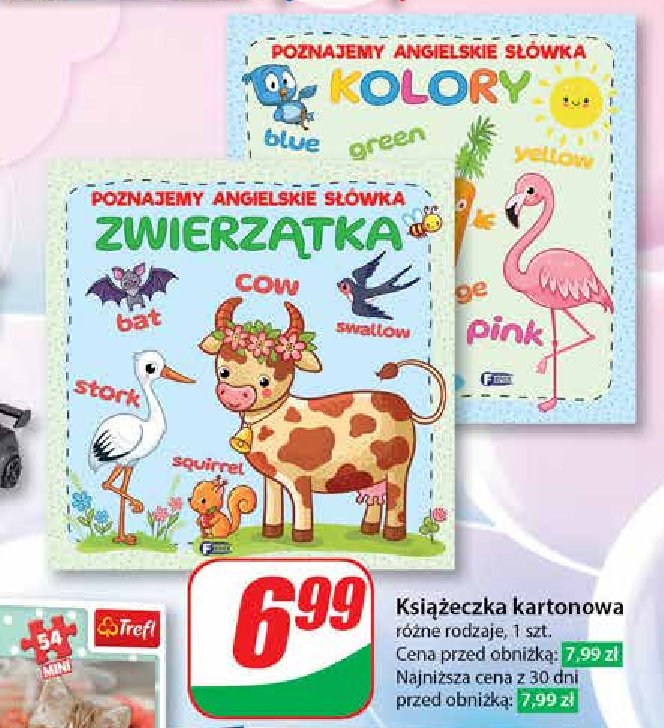 Poznajemy angielskie słówka. zwierzątka promocja w Dino