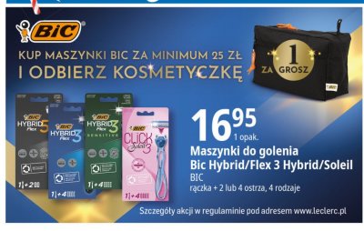 Maszynka do golenia + 4 wk艂ady Bic flex 5 hybrid promocja