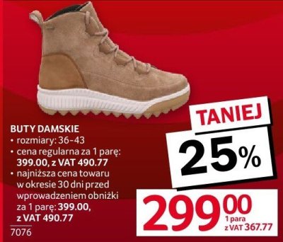 Buty damskie z odblaskami 38-40 promocja w Selgros