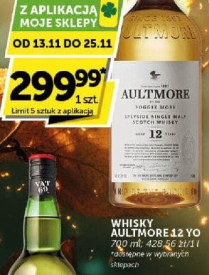 Whisky Aultmore 12 yo promocja w Groszek