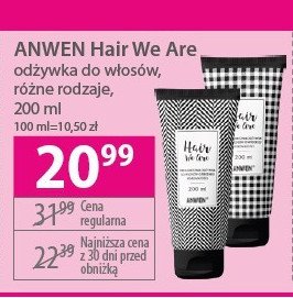 Od偶ywka do w艂os贸w wysokoporowatych hair we are Anwen promocja