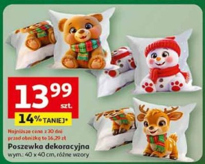 Poszewka dekoracyjna promocja w Auchan
