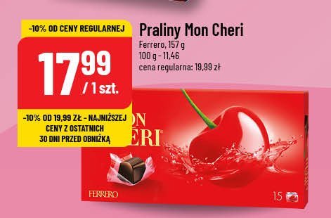 Bombonierka Ferrero mon cheri promocja