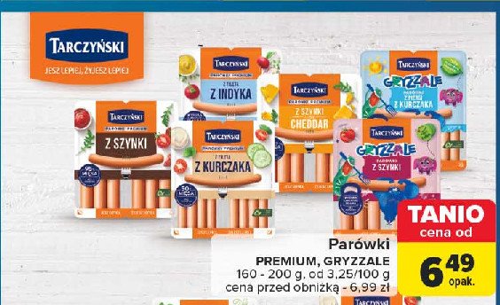 Parówki z fileta z indyka Tarczyński promocja