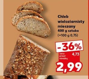 Chleb wieloziarnisty mieszany promocja