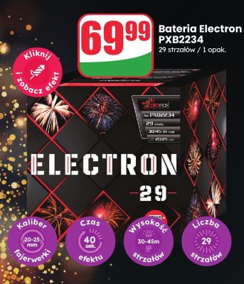 Bateria fajerwerki Electron PXB2234 promocja w Dino