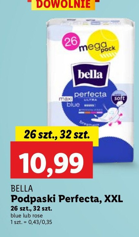 Podpaski maxi Bella perfecta ultra blue promocja