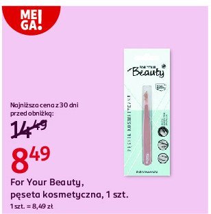 Pęseta For your beauty promocja