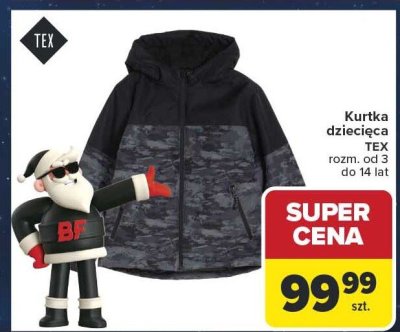 Kurtka dziecięca TEX promocja w Carrefour