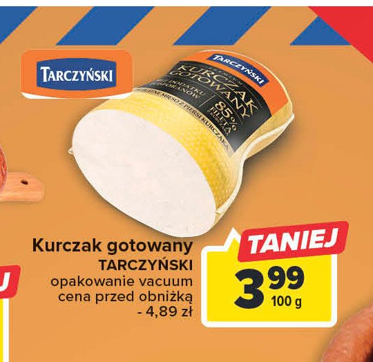 Kurczak gotowany Tarczyński promocja