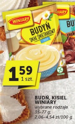 Budyń Kisiel Winiary wybrane rodzaje promocja w Groszek