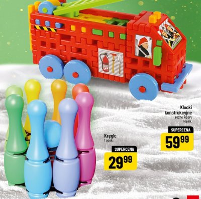 Klocki konstrukcyjne różne wzory promocja w POLOmarket