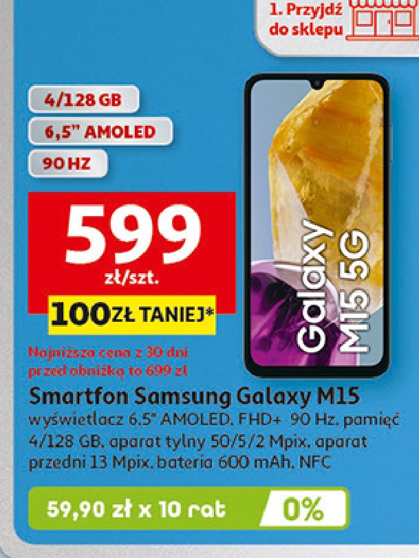 Smartfon m15 Samsung galaxy promocja