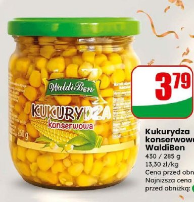 Kukurydza konserwowa  promocja w Dino