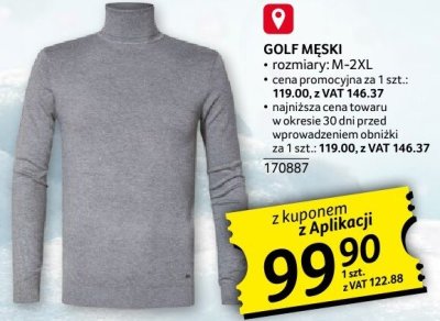 Golf męski promocja w Selgros