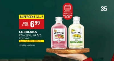 Likier Lubelska cytrynówka promocja w Biedronka