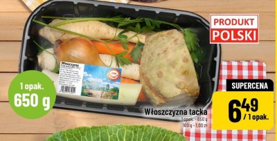 Włoszczyzna tacka promocja w POLOmarket