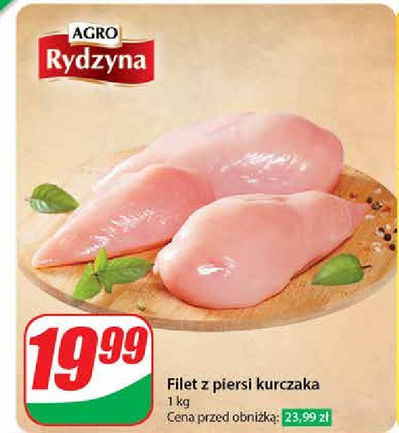 Filet z piersi kurczaka Agro rydzyna promocja w Dino