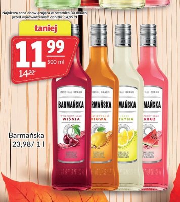 Barmańska asortyment (Wiśnia, Pigwa, Cytryna, Rbuz) promocja w Prim Market