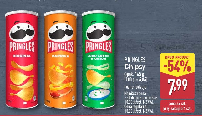 Chipsy original Pringles promocja