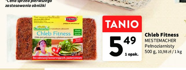 Chleb fitness Mestemacher promocja