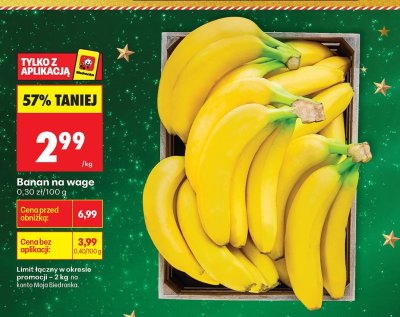 Banan promocja w Biedronka