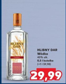 Wódka HLIBNY DAR CLASSIC promocja