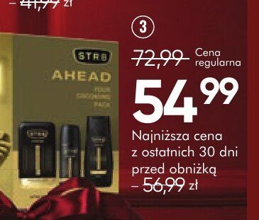 Zestaw kosmetyków STRS AHEAD żel pod prysznic 250 ml + dezodorant w sprayu 150 ml + woda po goleniu 100 ml promocja w Super-Pharm