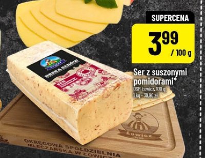 Ser z suszonymi pomidorami promocja w POLOmarket