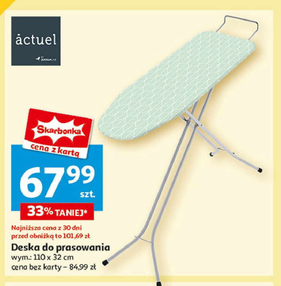 Deska do prasowania 110 x 33 cm Actuel promocja