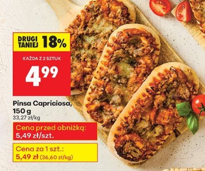 Pinsa Capriciosa promocja w Biedronka