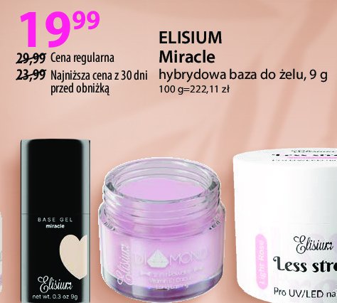 Baza miracle base gel ELISIUM ELISIUM-NAILS promocja w Hebe