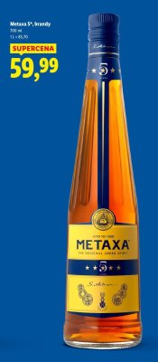 Brandy Metaxa 5* greek orange promocja w Lidl