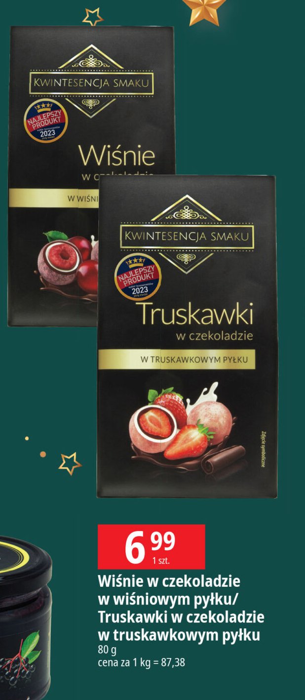 Truskawki w czekoladzie Kwintesencja smaku promocja w Leclerc