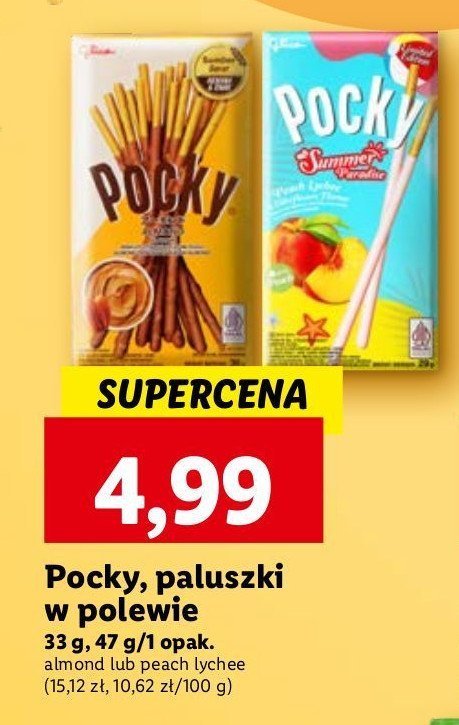 Paluszki summer paradise peach lychee Pocky promocja